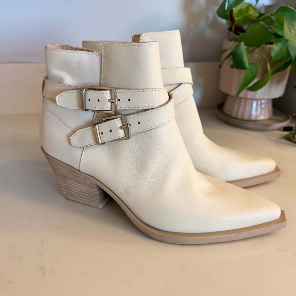 Dolce Vita Cream Ankle Bootie - Picture 2 of 6